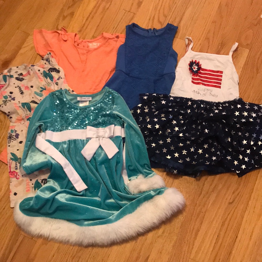 Girls dresses sizes 4T-5 gently worn